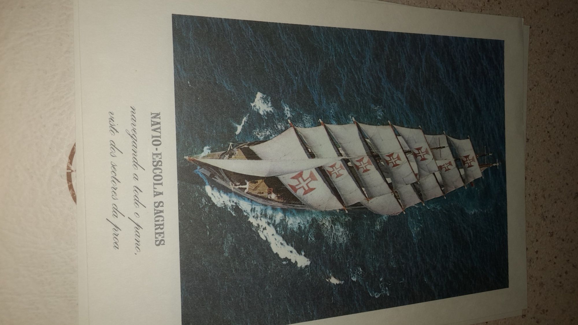 3 estampas navio escola Sagres
