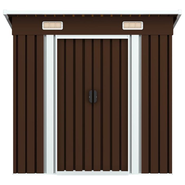 Abrigo de Jardim Metálico 194x121x181 cm – Compacto e Resistente