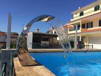 Cascata para piscina inox