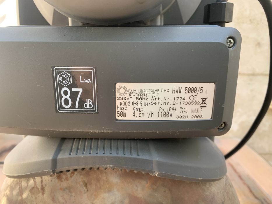 Продам насос гидрофор на запччсти! GARDENA 5000/5
