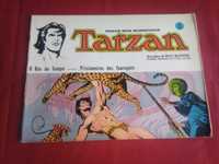 Tarzan número 3 e 4 BD Ebal Russ Manning. 1976/77. Preto/Branco