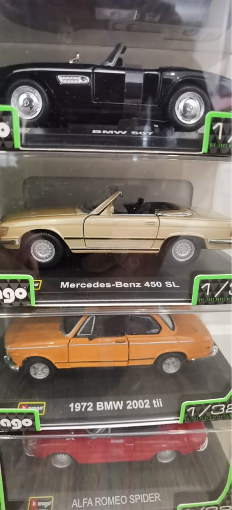 Carros burago escala 1/32 novos