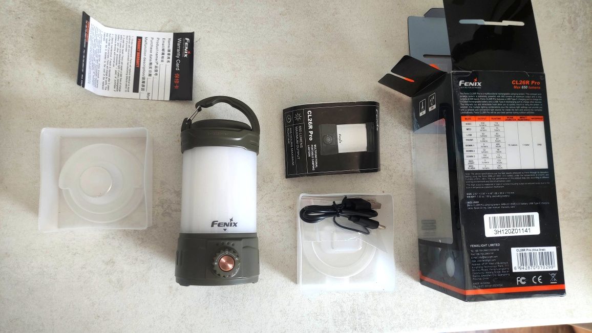 Фонарь Fenix CL26RPro