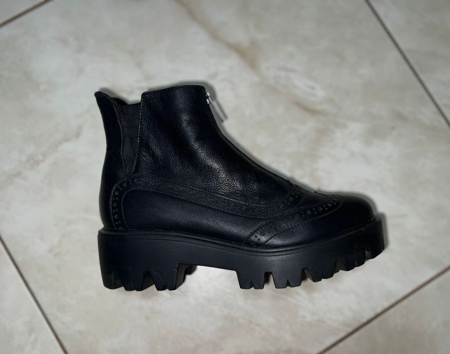 Ботинки полуботинки сапоги туфли кожаные armani