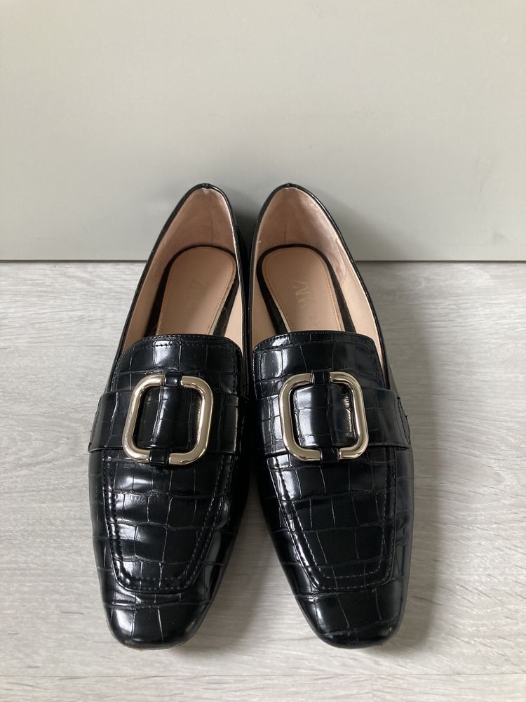 Loafersy Zara rozmiar 37-38/wkładka 24,5 cm