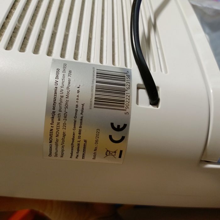 Осушитель воздуха Noveen DH350