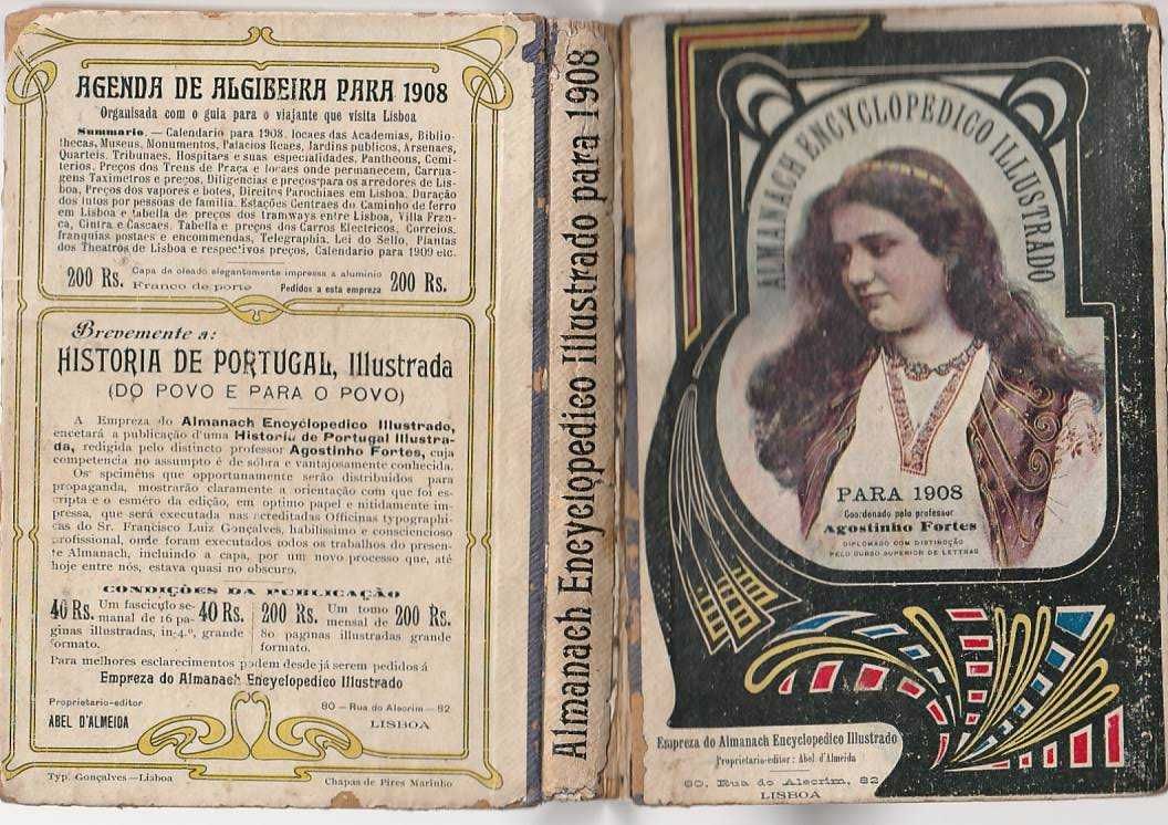 Almanach encyclopedico illustrado para 1908- Agostinho Fortes