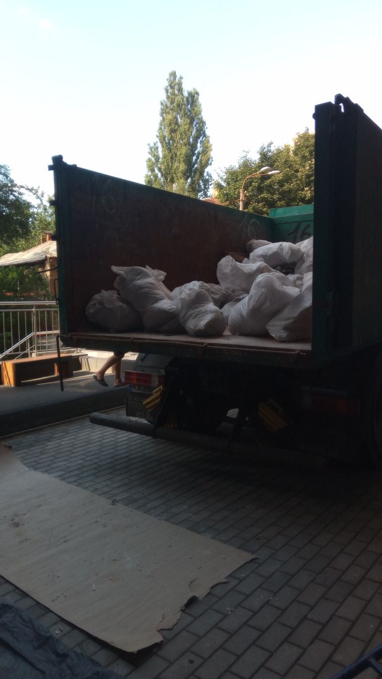 Вивоз мусора Вивіз сміття Камаз ЗІЛ Даф Доставка пісок щебінь чорнозем