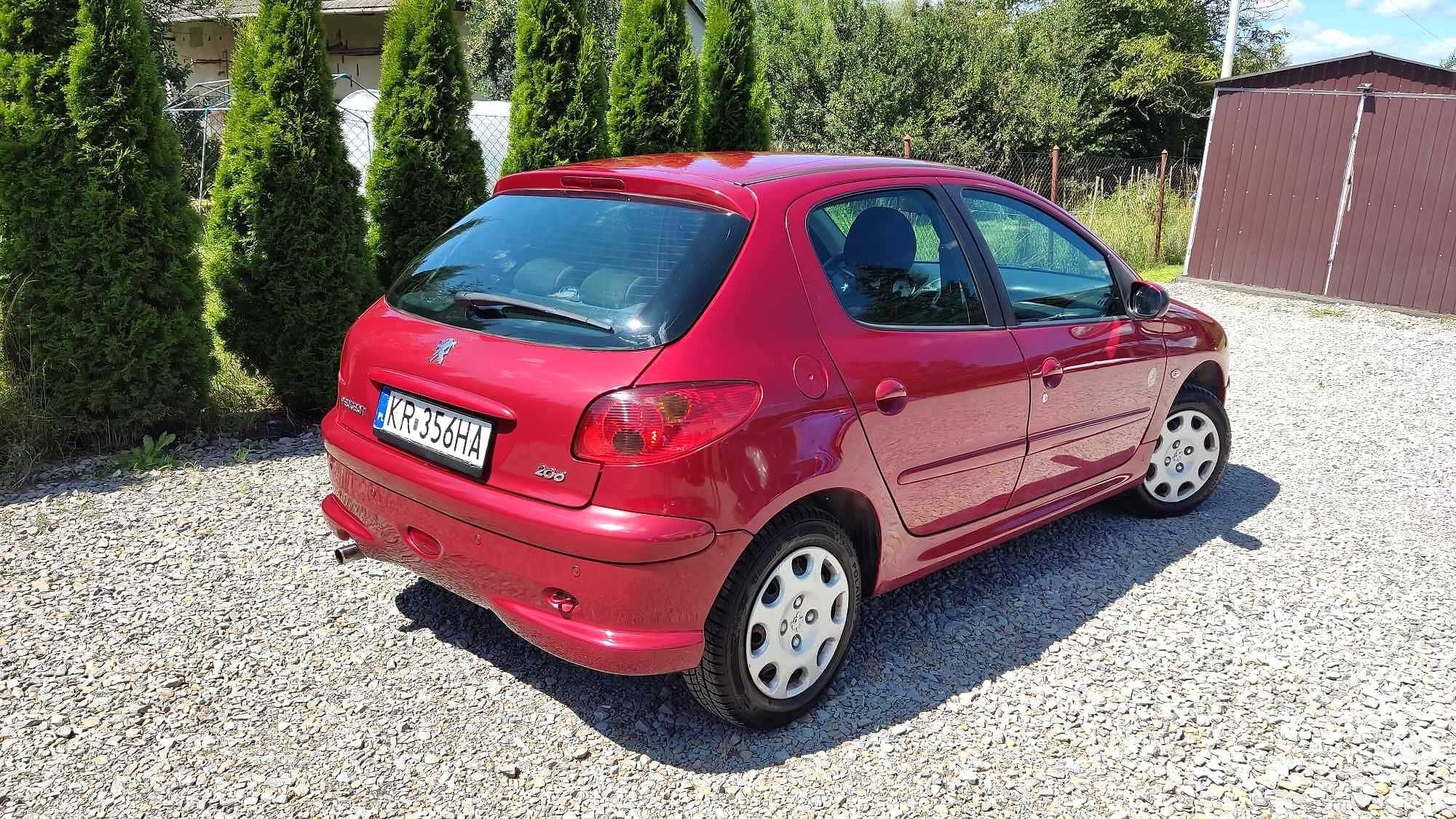 Peugeot 206 Jeans 2008r 1.4 Benzyna Lift Klimatyzacja Mały Przebieg