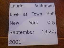 CDx 2 Laurie Anderson Live At Town Hall NY City Sept.19-20,2001/German