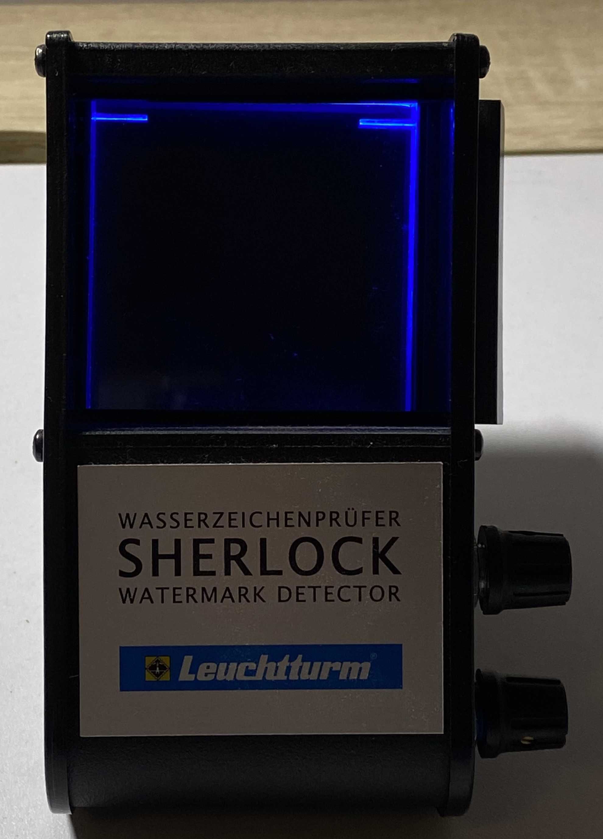Elektryczny detektor znaków wodnych - Sherlock Leuchtturm
