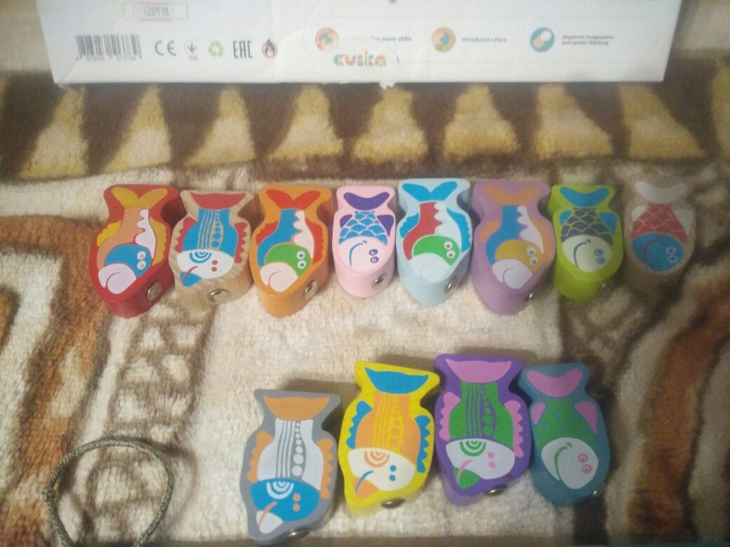 Деревянная Рыбалка  Cubica