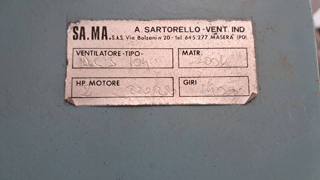 Motor extração po e fumo