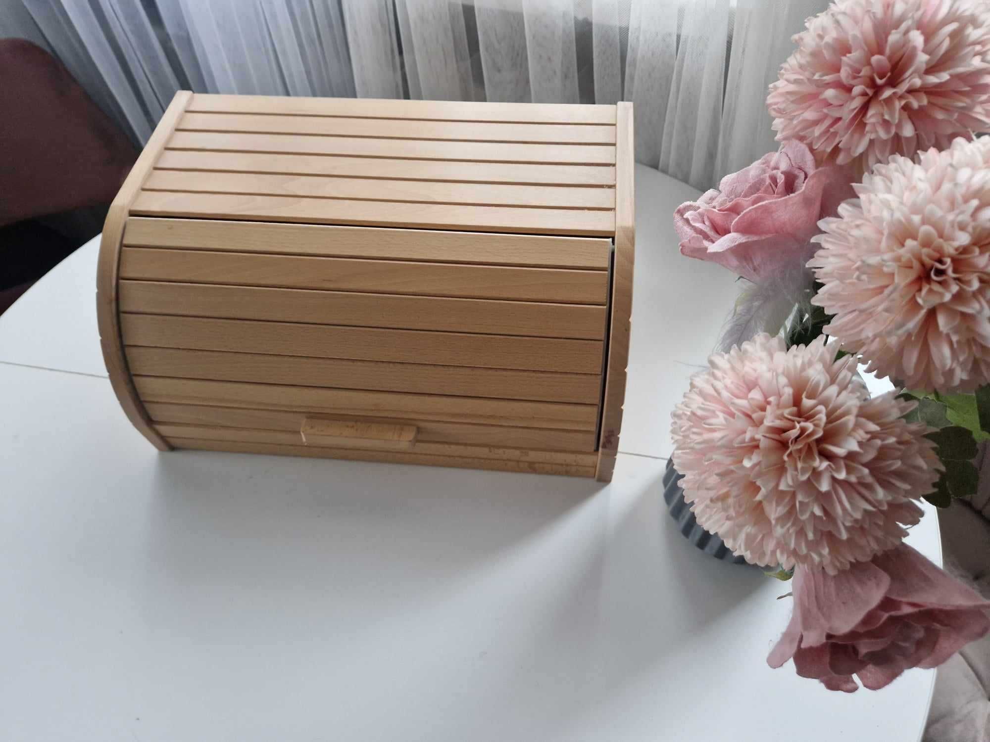 Drewniany chlebak ikea nowy