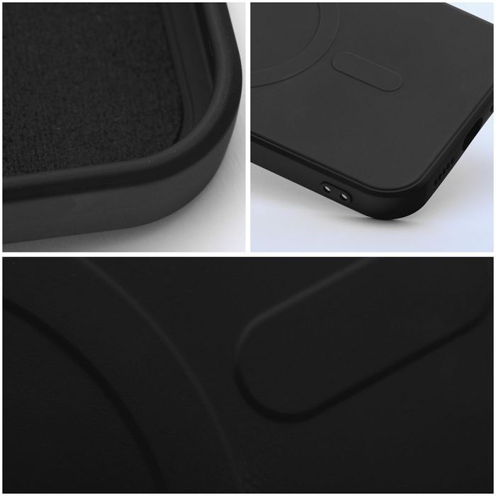 Etui Silicone Mag Cover do iPhone 17 Magsafe Black