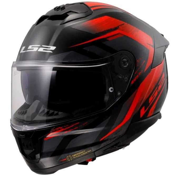 NOWY!! KASK MOTOCYKLOWY LS2 FF808 STREAM II system Pinlock blenda