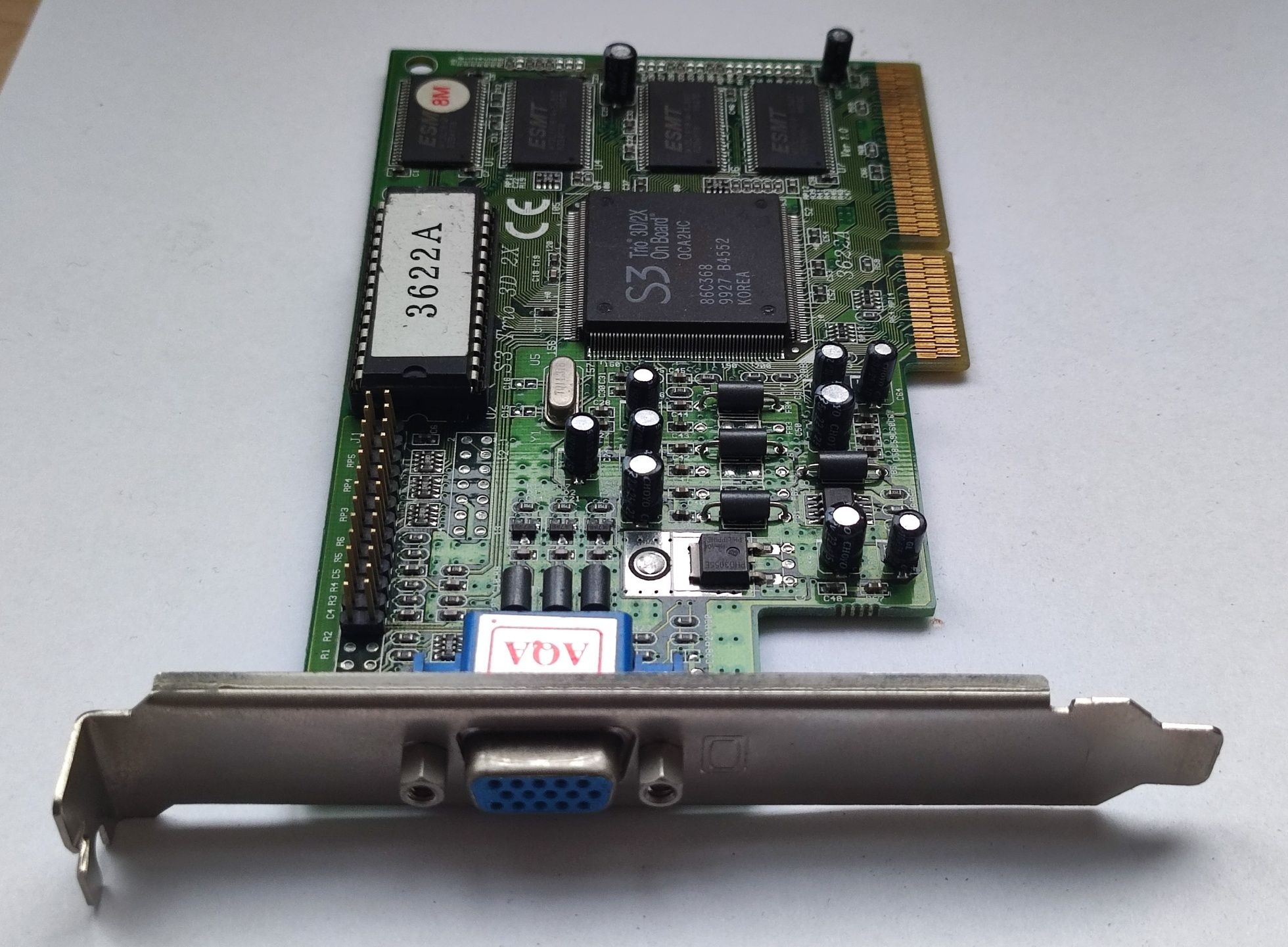 Karta graficzna S3 Trio 3D/2X 8MB zlącze AGP VGA