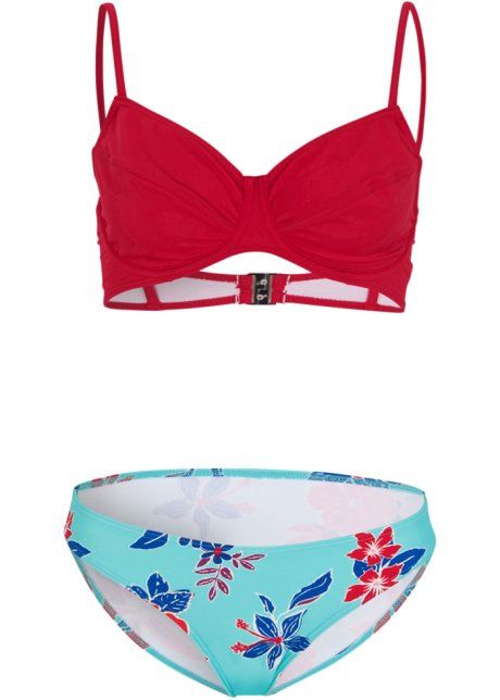 B.P.C bikini z kolorowym wzorem modne ^40 (80D)