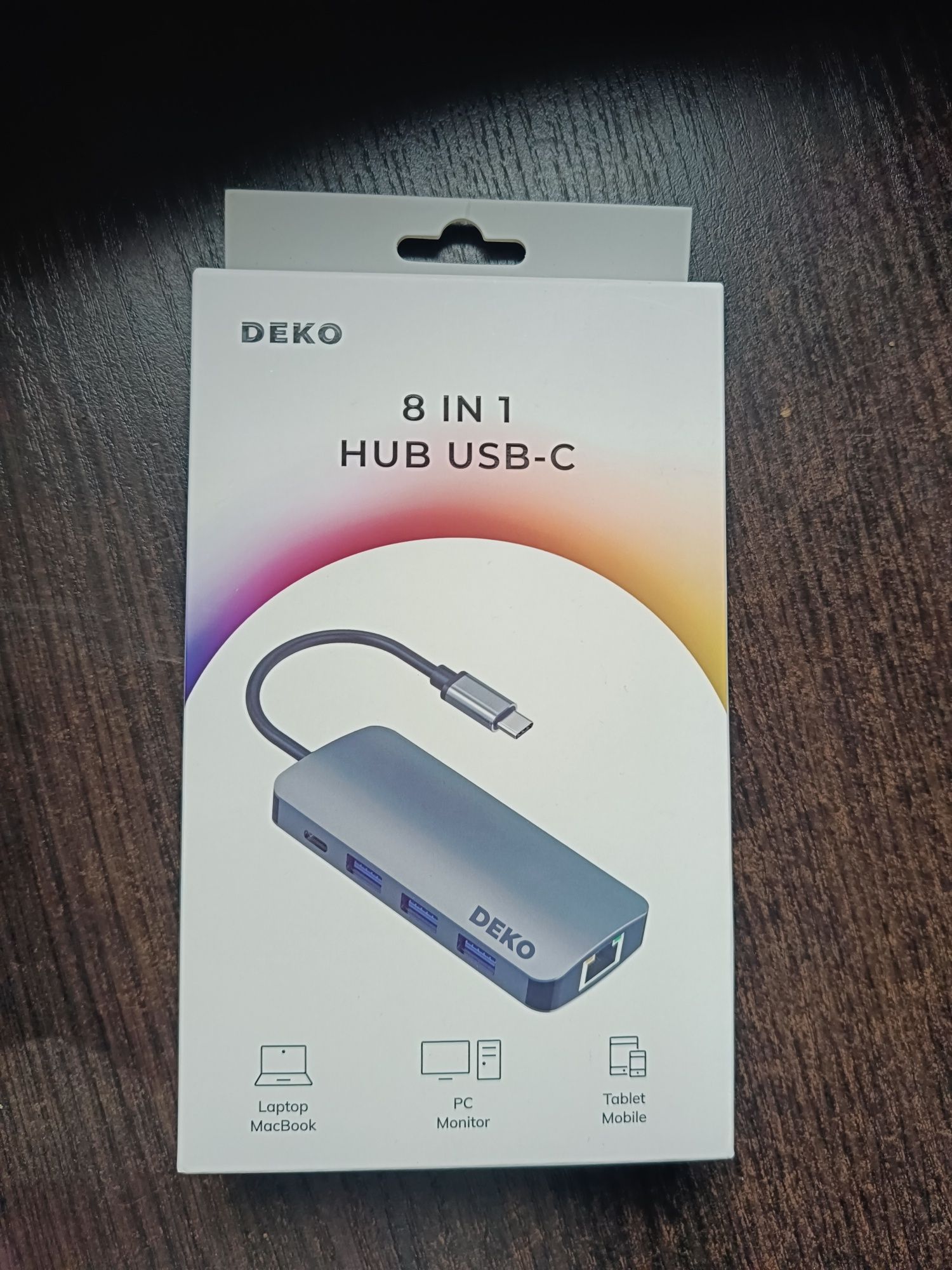 Deko 8in1 hub USB-C stacja dokująca