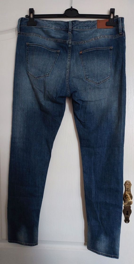 Spodnie jeansowe jeansy boyfriend H&M 44/46