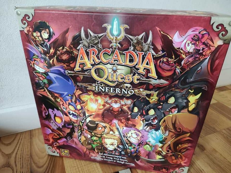 Arcadia Quest: Inferno NOWA Gra planszowa CMON j. niemiecki