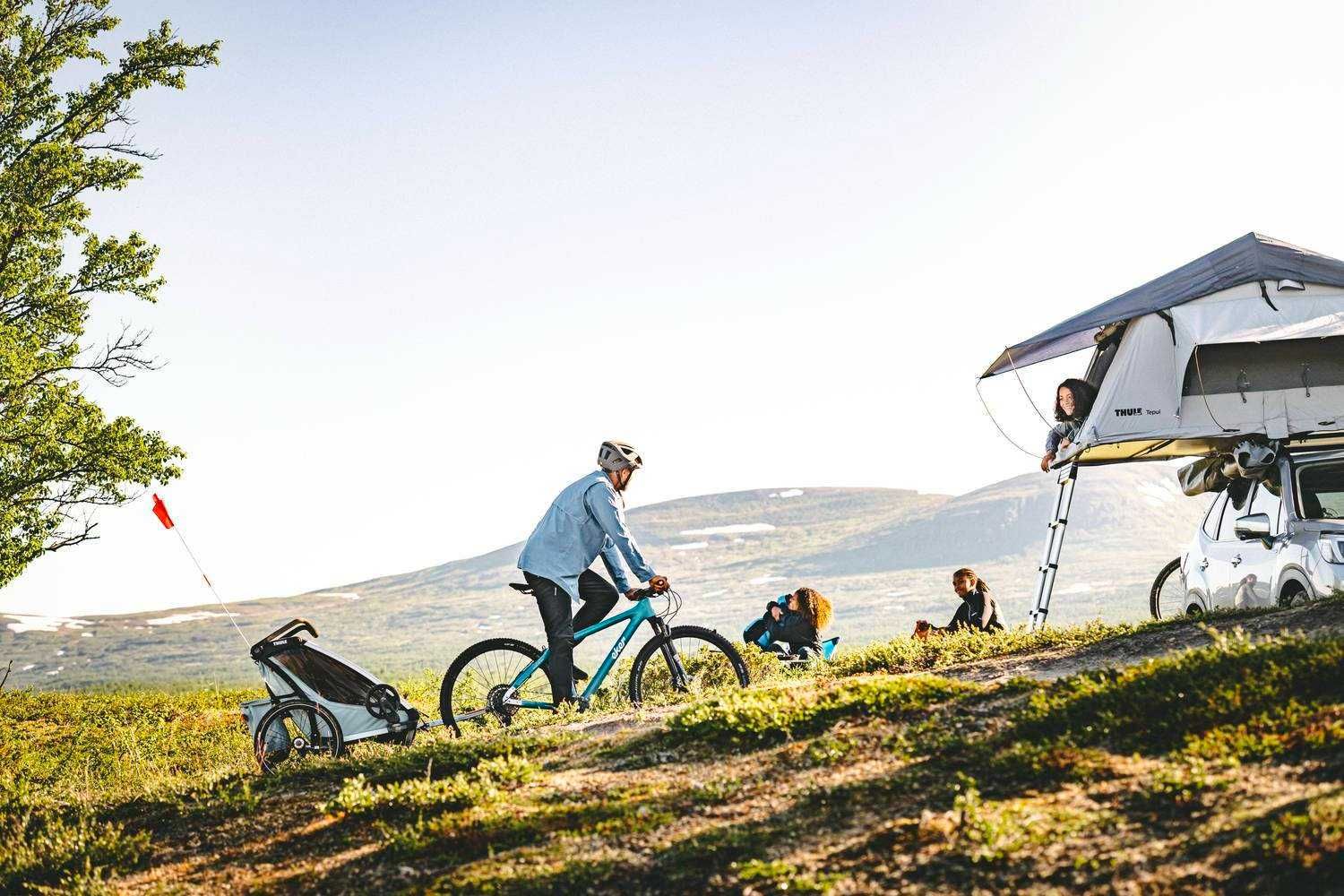 2w1 Przyczepka rowerowa wóżek Thule Chariot Cross 1 Alaska