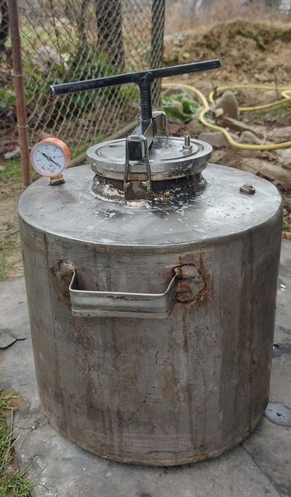 Автоклав з нержавійки газовий