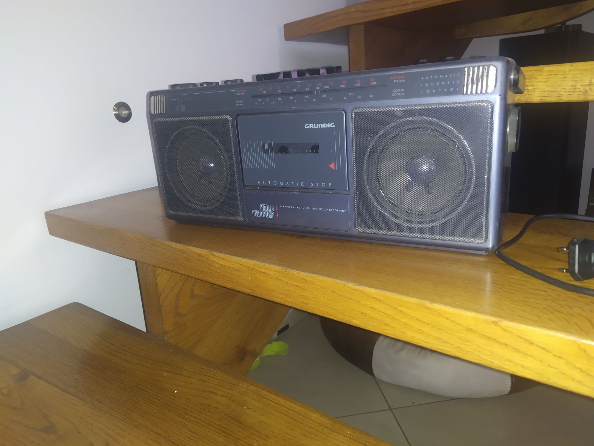 Radiomagnetofon  Grundig retro oldschool