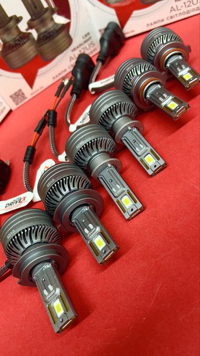 Лед лампи H7 HB3 HB4 H11 Drive X AL-12US з CAN для американських авто