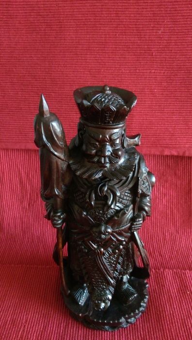 Escultura  em madeira século  XIX uma obra de arte portes grátis.