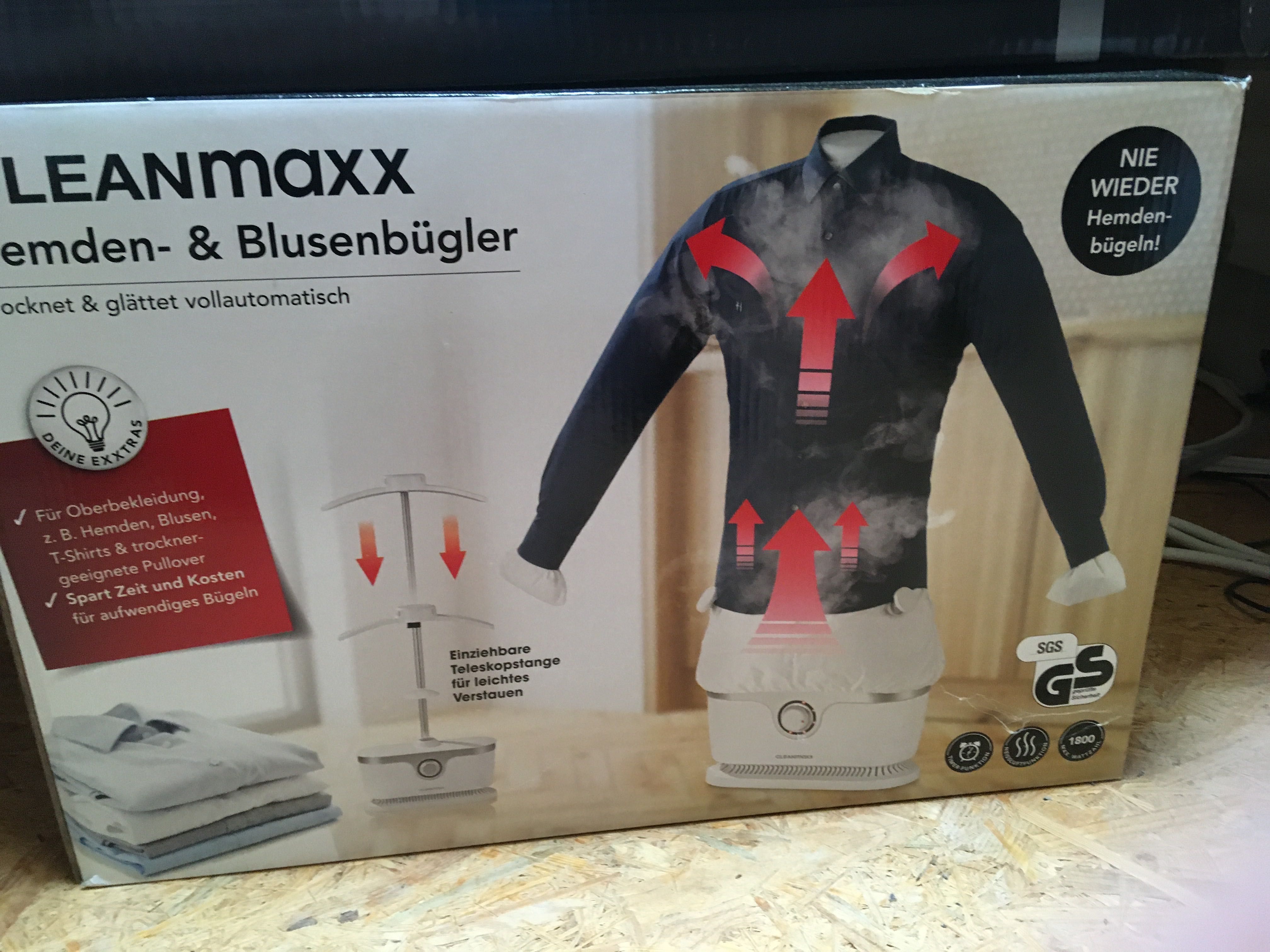 Prasowalnia do koszul cleanmaxx Lidl