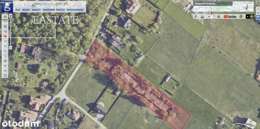 z możliwością przekształcenia na budowlaną