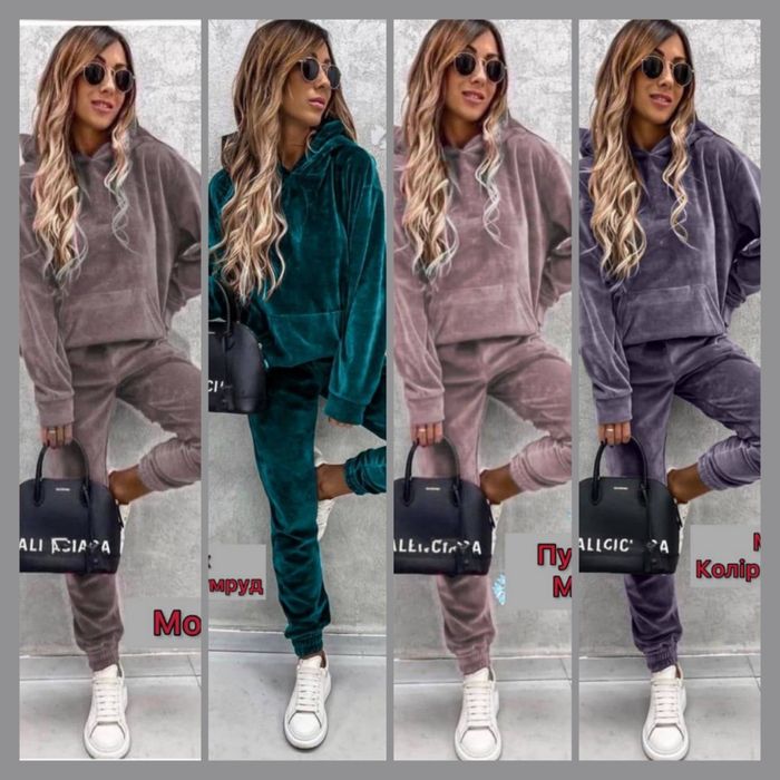 Теплий Велюровий костюм на хутровій основі