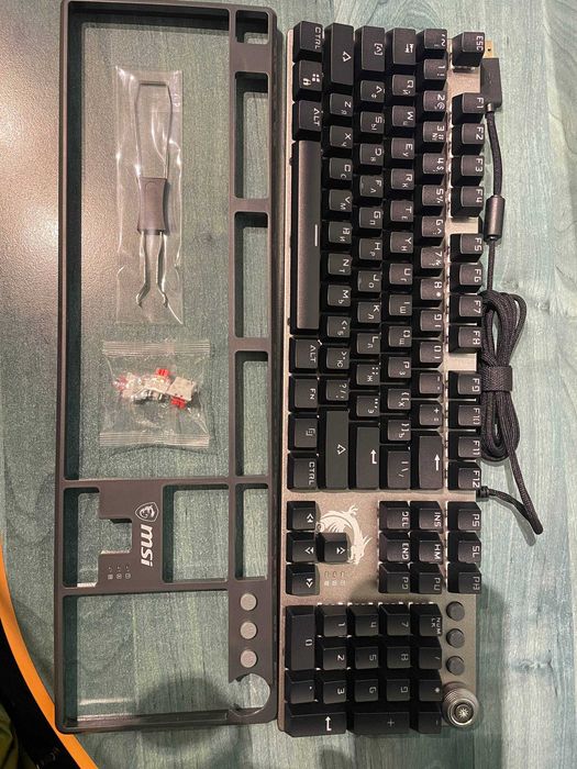 Клавиатура MSI FORGE GK310 , RED SWITCHES , 2 штуки