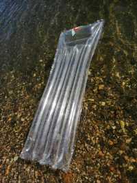 2 Colchões de praia ou piscina plástico transparente