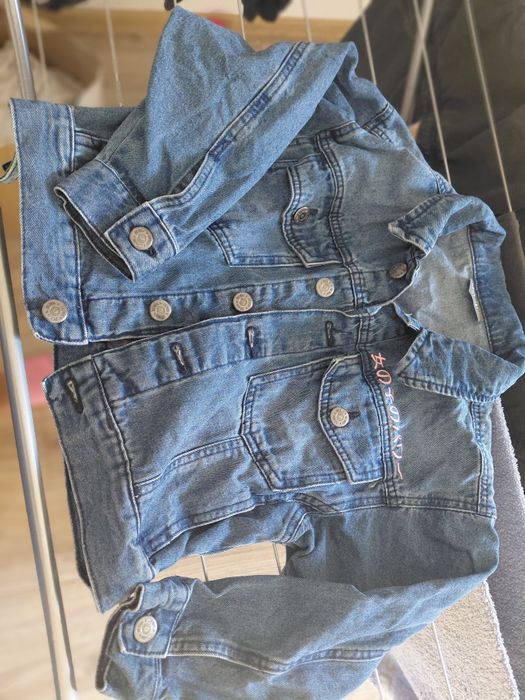 Kurtka jeansowa anime