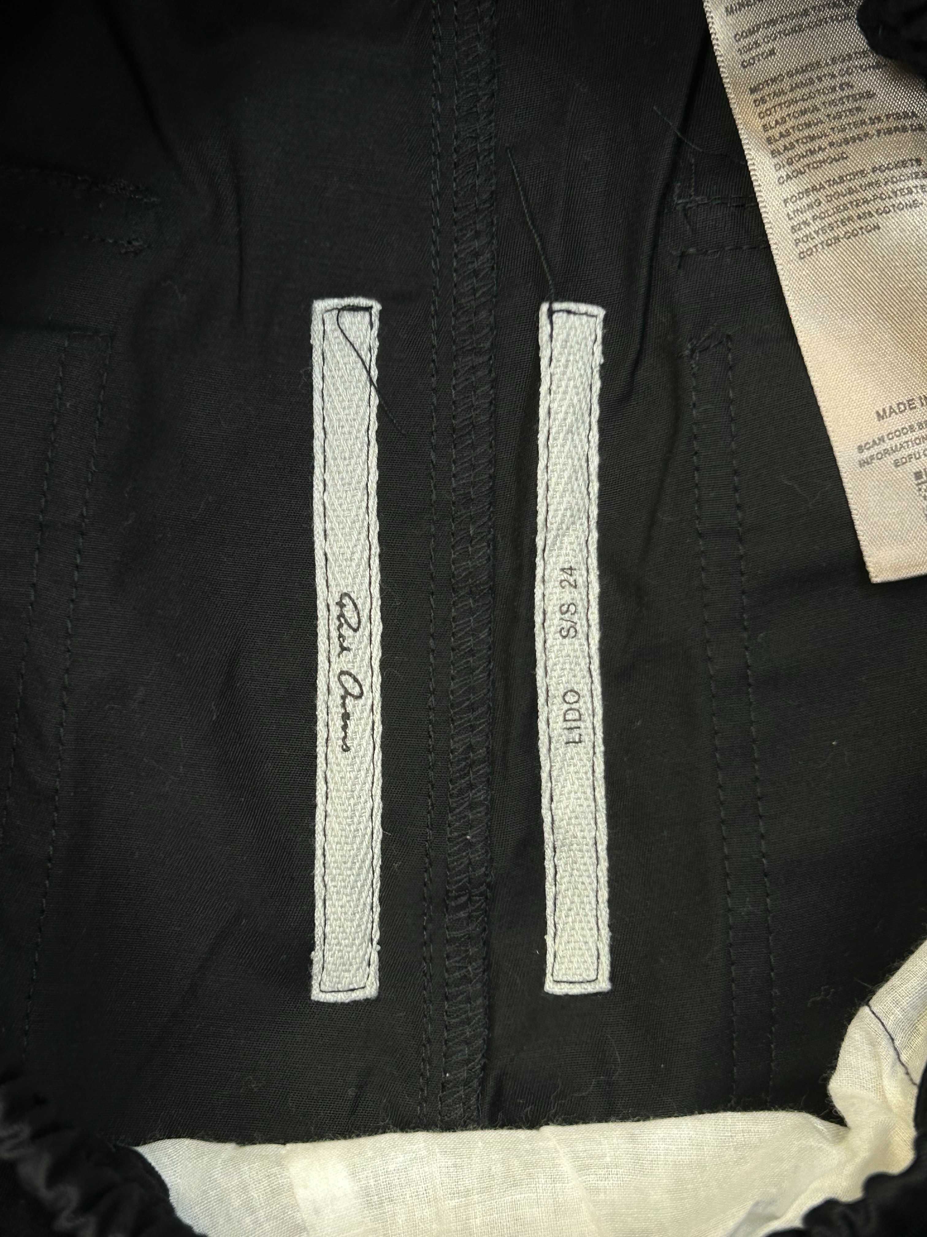 Rick Owens DRKSHDW черные штаны карго джинсы чорні штани porterville M