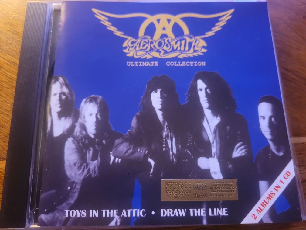 CD Aerosmith Toys in the Attic/Draw the Line 1975/1978