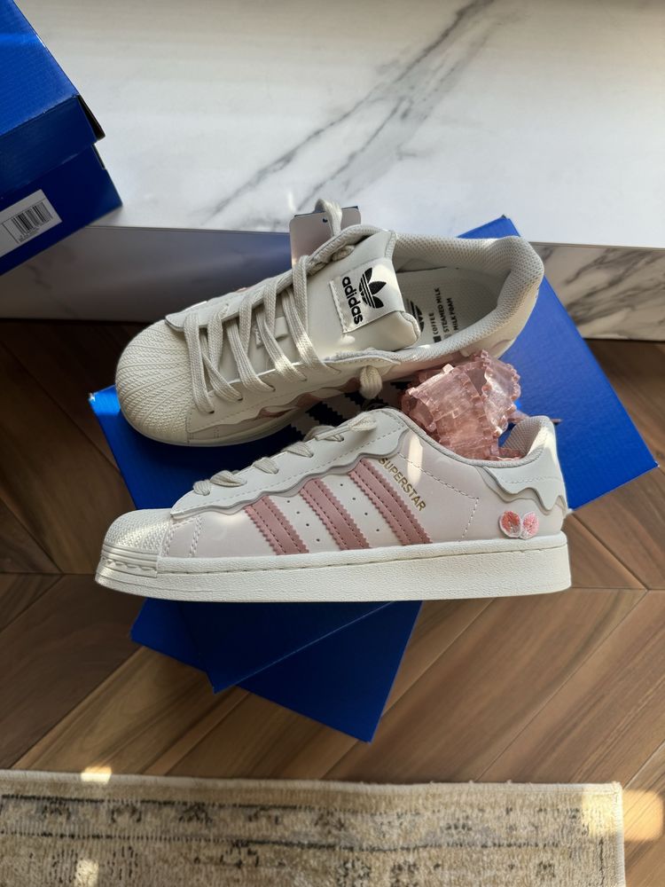 ORIGINAL Adidas Superstar Cappuccino Pink НАЛОЖКА (IN BOX)