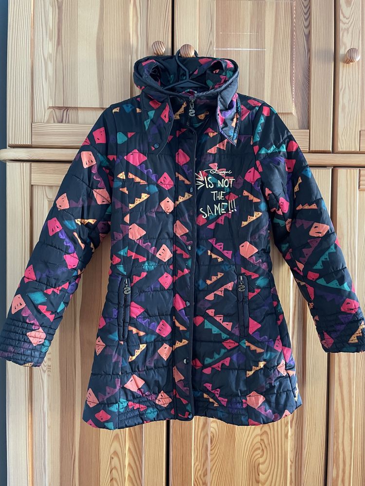 Kolorowa kurtka Desigual 152cm 12 lat