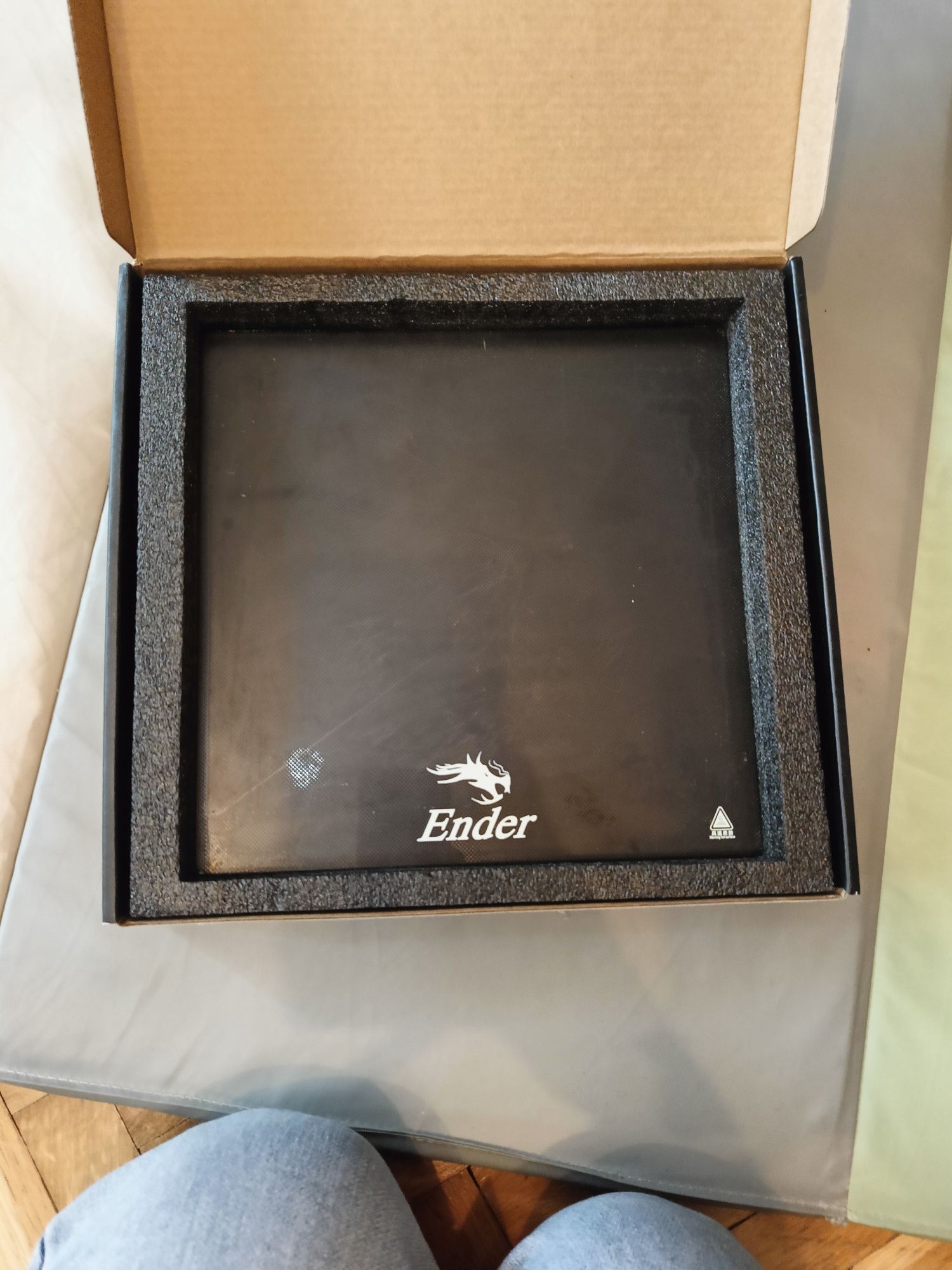 Podkładka Creality 3D szkło/szyba Ender 235mm x 235mm.