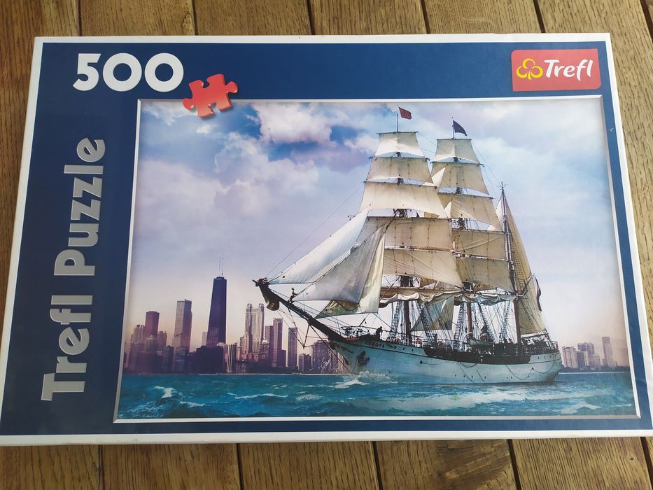 Puzzle 500 elementów żaglowiec Trefl