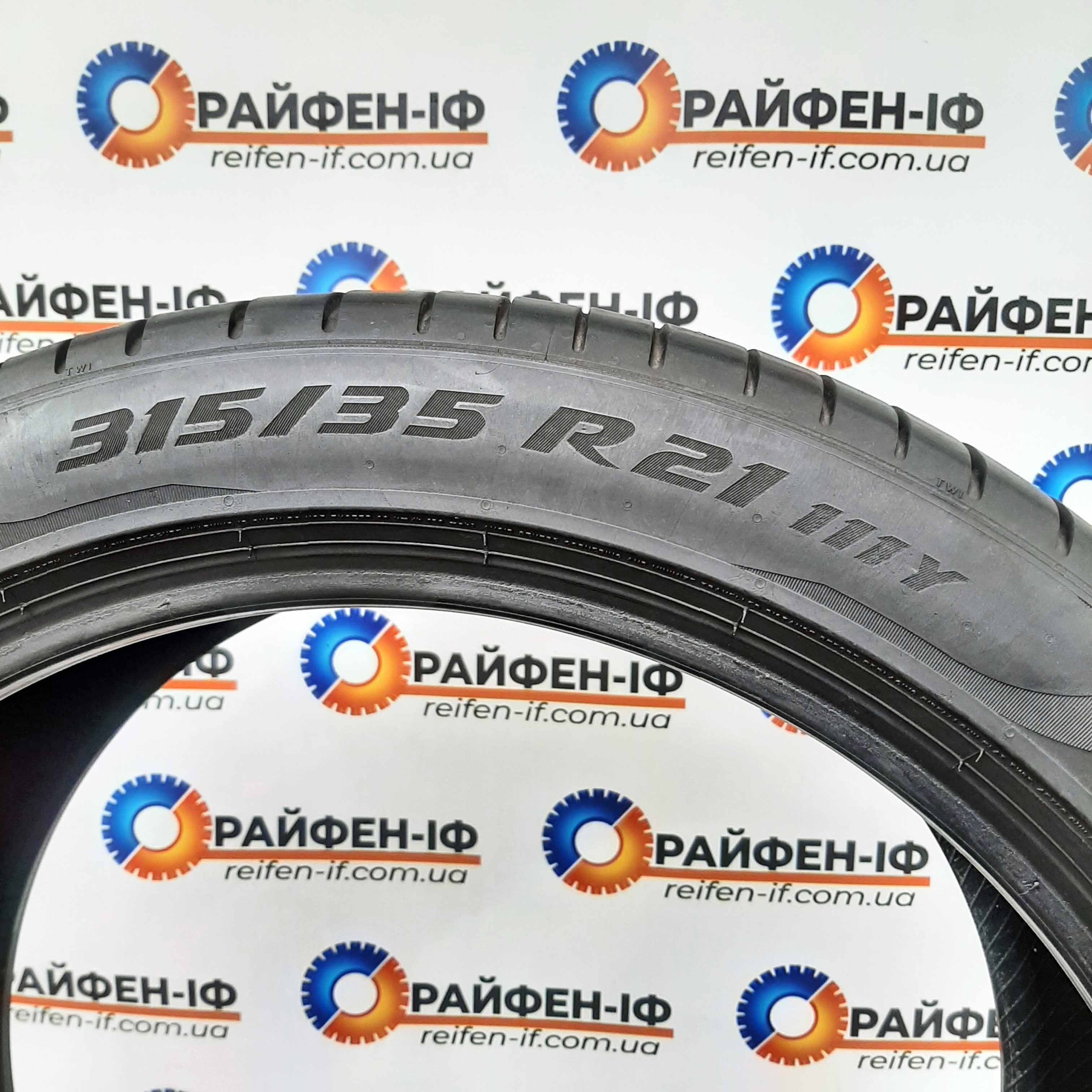 315/35 R21 Pirelli Pzero RunFlat б/у шини 2шт ^ Br2501119