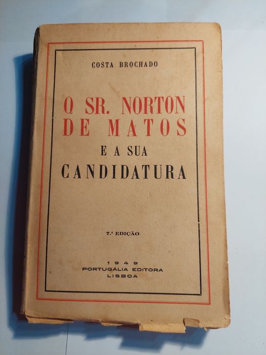 Costa Brochado o sr Norton de Matos