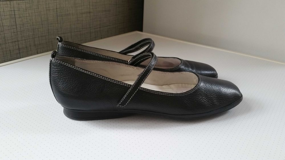 Кожаные балетки GEOX