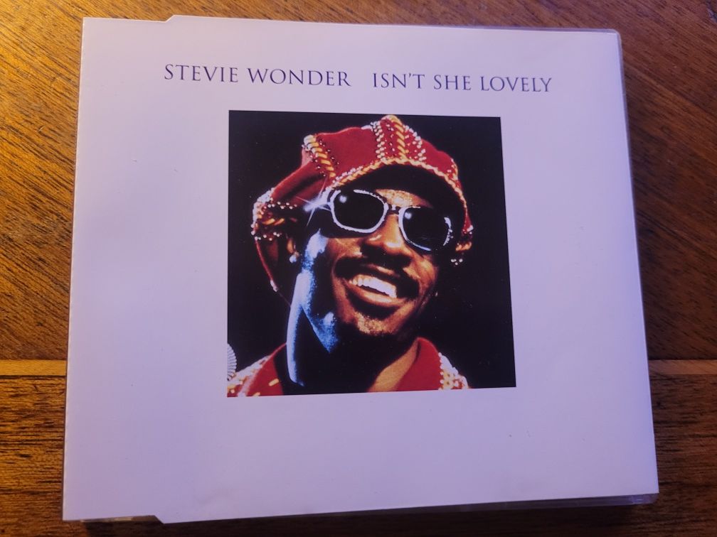 CD Maxi Singiel Stevie Wonder Isn't She Lovely 1996 Motown