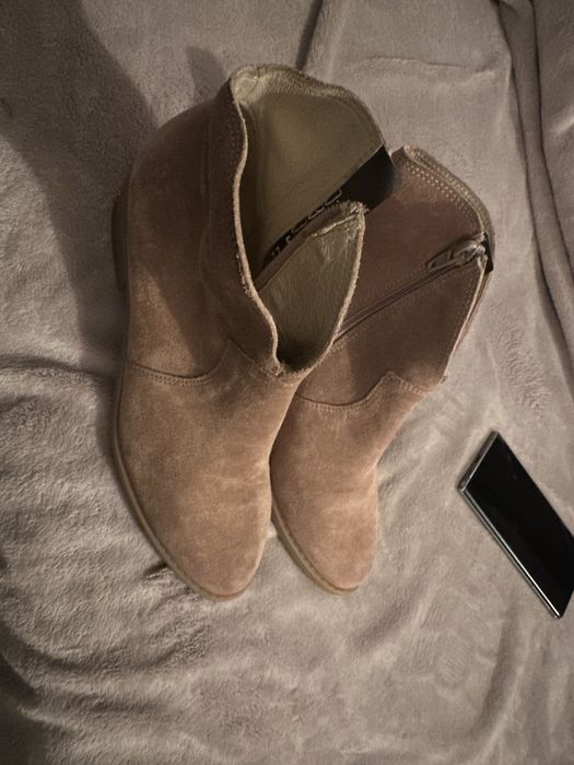 Buty botki skórzane Ryłko rozm 37