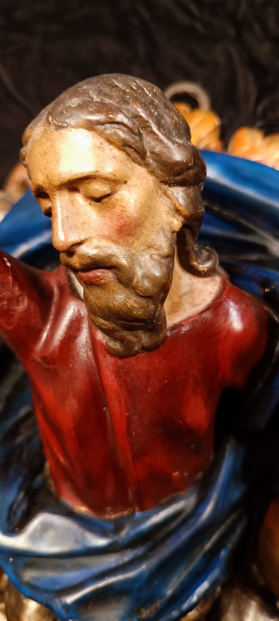 Magnífica escultura Barroca de Deus "Pai Eterno" -  Itália - Séc XVIII