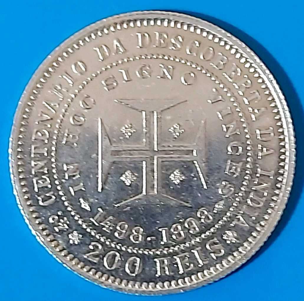 200 Reis de 1898, D. Carlos I e Amélia Reis Portugal