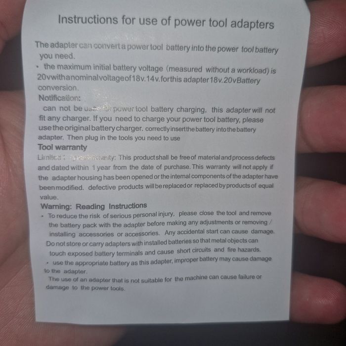 Адаптер Power Wheels для акумуляторів Crafsman V20(2 шт)